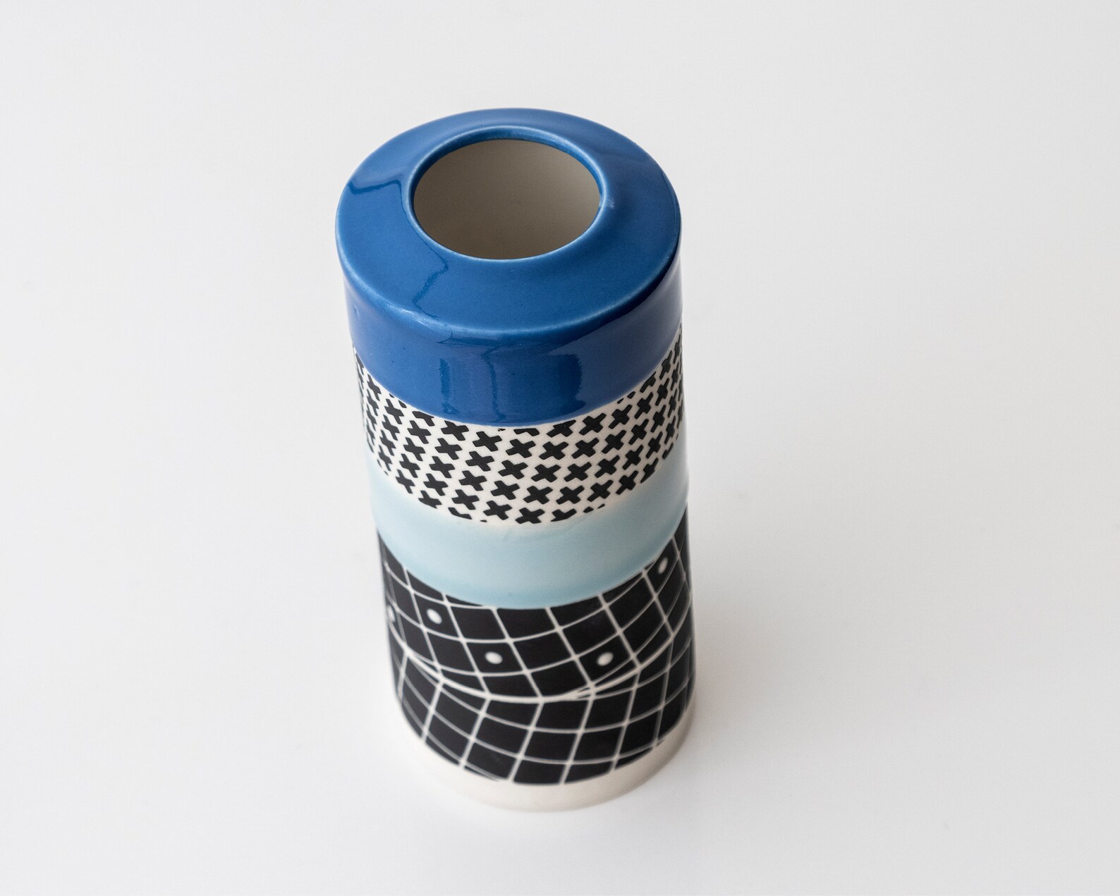 Handmade Porcelain Cylinder modern ceramic vase UK made Etsy