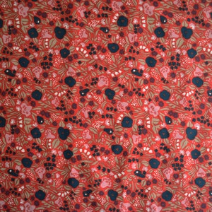 OEKO-TEX Scandinavian fabric / Swedish fabric / Cotton fabric by the yard / Scandinavian print fabric / Floral print fabric