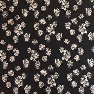 OEKO-TEX Scandinavian fabric / Swedish fabric / Cotton fabric by the yard / Scandinavian print fabric / Floral fabric / Waterlily fabric