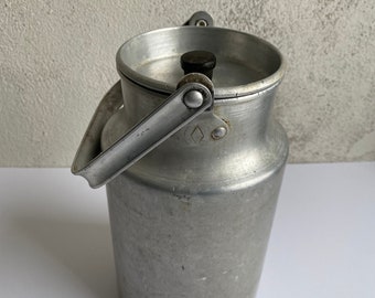 Vintage Soviet milk can / Vintage aluminium milk churn / Vintage kitchen accessories