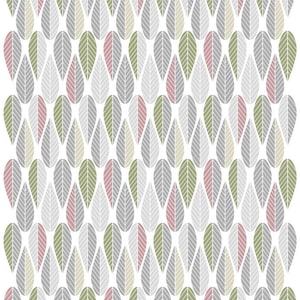 OEKO-TEX Scandinavian fabric / Canvas fabric by the yard / Upholstery fabric / Curtain fabric / Leaf fabric / Arvidssons Blader