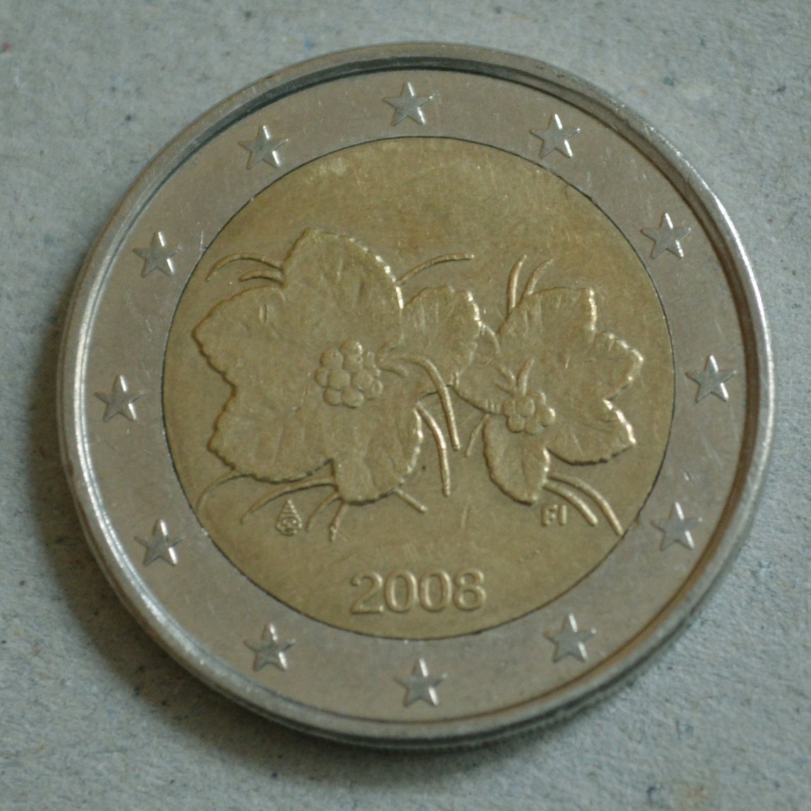 Pièce rare de 2 euros / Finlande 2008 2ème carte nouvelle  Etsy