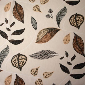 OEKO-TEX Scandinavian fabric / Canvas fabric by the yard / Upholstery fabric / Curtain fabric / Leaf fabric / Arvidssons Trifolio