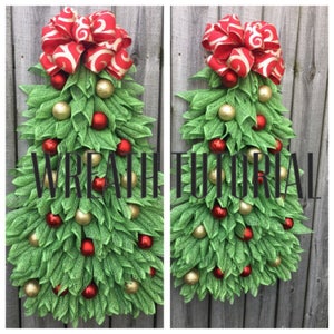 Christmas Tree Tutorial, Angel Wreath Tutorial, DIY, Christmas Wreath Tutorial, Video Tutorial, Make Your Own Wreath, Video Tutorial image 7