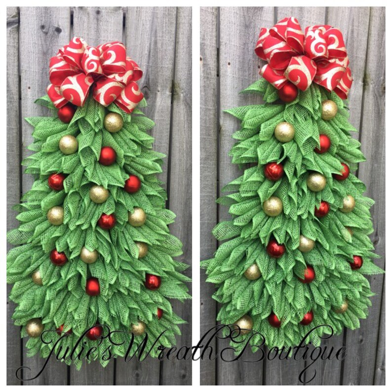 Diy Christmas Painting Tutorial Christmas Tree Tutorial DIY Christmas Wreath Tutorial Video | Etsy