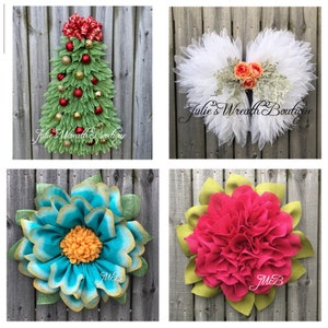 Video Tutorials, Apple Blossom Tutorial, Marigold Tutorial, Christmas Tree Tutorial, Angel Wreath Tutorial, Wreath Video Tutorials