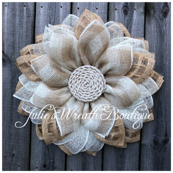 Farmhouse Wreath, Farmhouse Decor, Flower Wreath, Summer Wreath, Fall Wreath, Buffalo Plaid Wreath, Buffalo Plaid Decor, Front Door Wreath