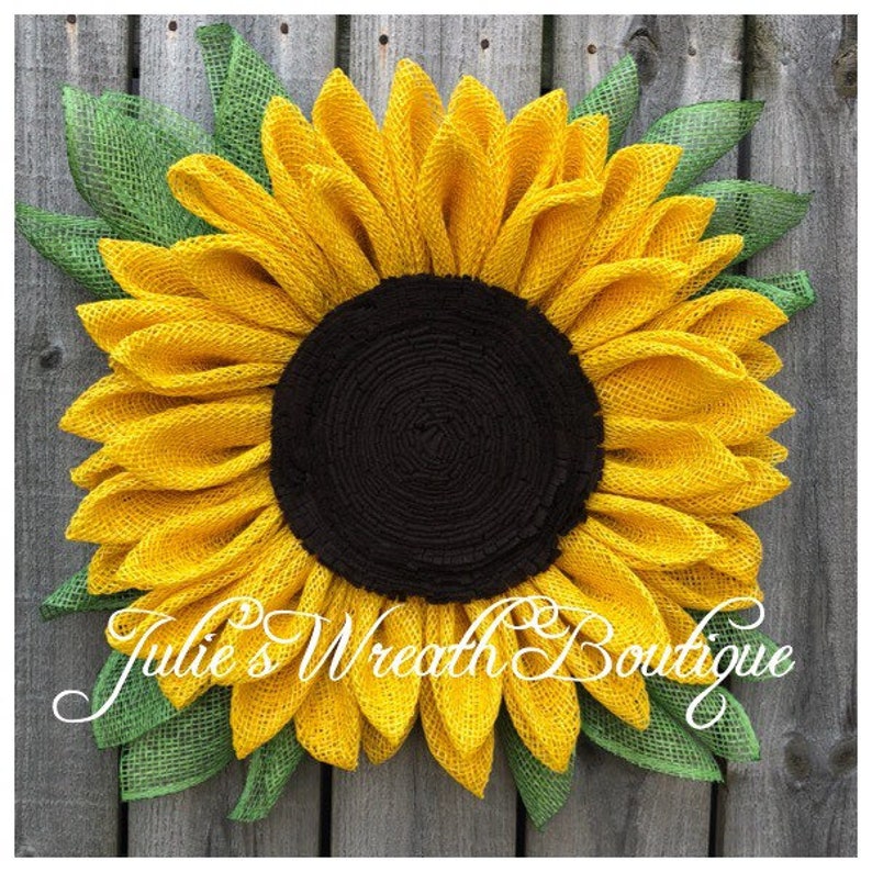 Tutoriel Trio De Fleurs, Tutoriels De Couronne, Tutoriels De Julie's Wreath Boutique, Tutoriel De Tournesol, DIY, Tutoriel Vidéo, Créez Le vôtre image 2