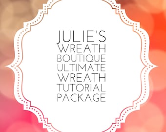 Julie's Ultimate Tutorial Package, Christmas Tree, Angel Wings, Apple Blossom, Marigold, Flower Trio, Gerber, Dahlia, Flower Collection, Owl