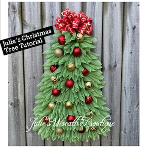 Weihnachtsbaum Tutorial, Engel Kranz Tutorial, DIY, Weihnachtskranz Tutorial, Video Tutorial, Machen Sie Ihren eigenen Kranz, Video Tutorial