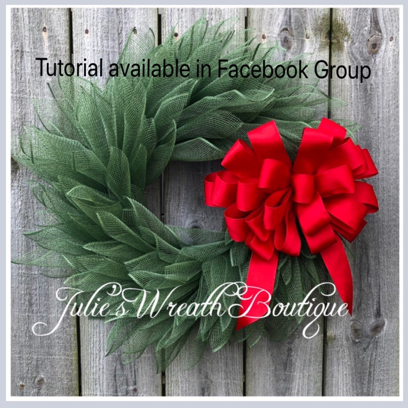 Christmas Tree Tutorial, Angel Wreath Tutorial, DIY, Christmas Wreath Tutorial, Video Tutorial, Make Your Own Wreath, Video Tutorial image 4