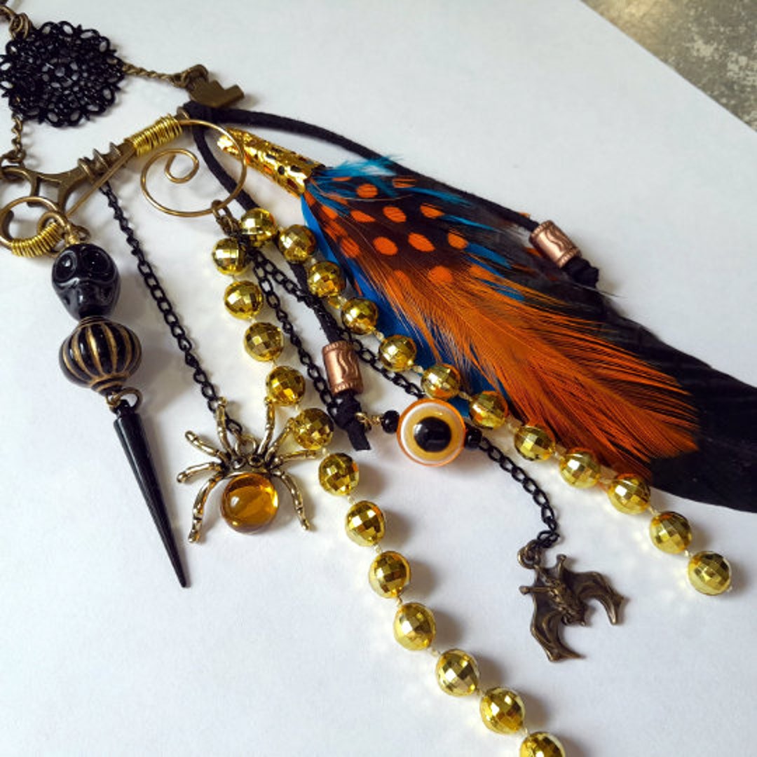 Dserhfy Halloween Car Rearview Mirror Charm Cartoon Bat/Cat/Ghost/Witch Acrylic Pendant 2D Flat Auto Interior Accessories For Cat Backpack Phone - View #2