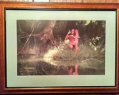 Lee Teter Abundant Legacy Native American print framed Rare