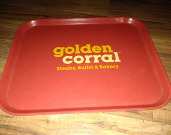 vintage Golden Corral tray