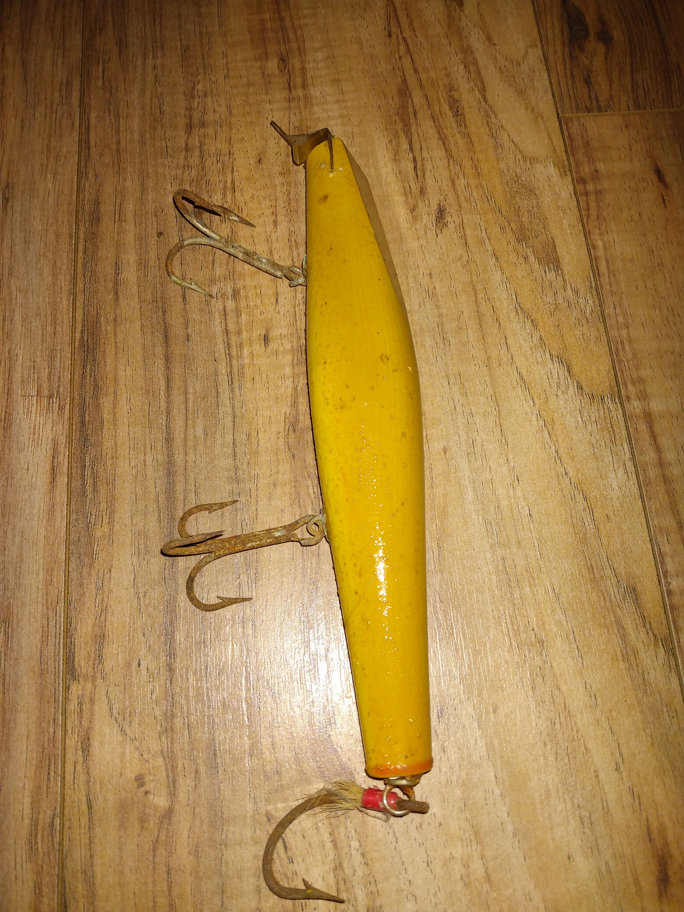 Vintage Wooden Fishing Lure 
