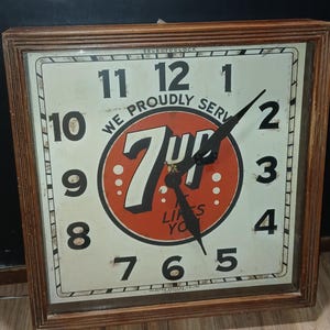 7up Clock - Etsy
