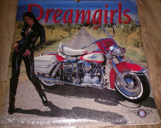 1997 Dreamgirls Harley Davidson Motorcycle Calendar New in Etsy