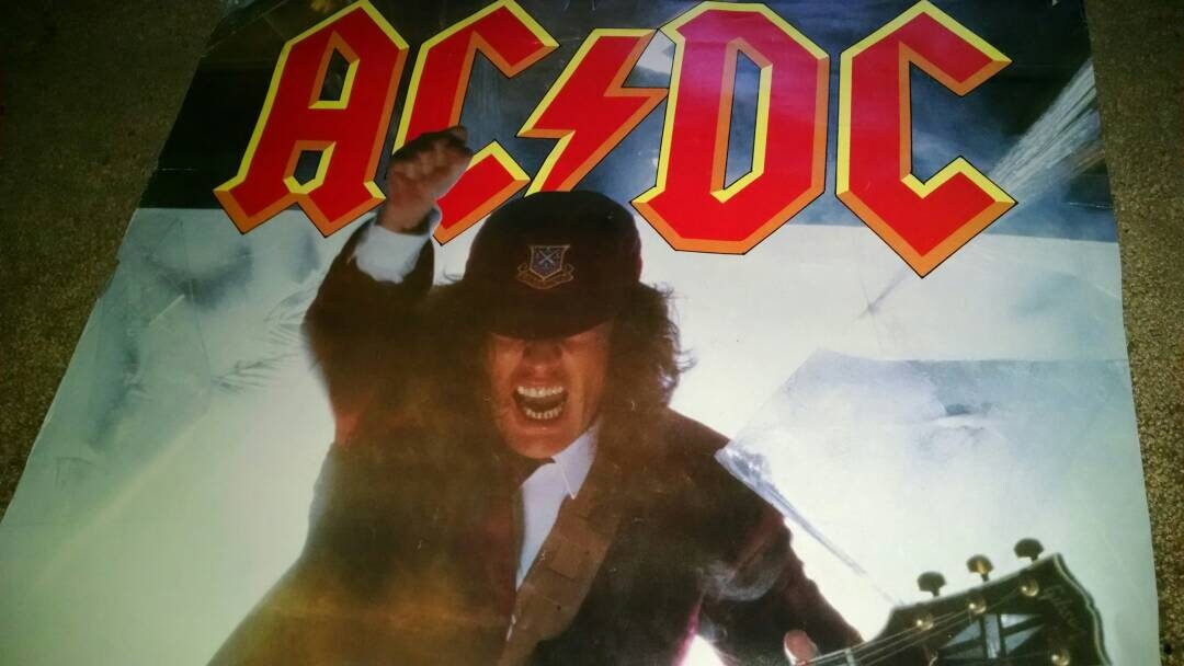 1988 Vintage ACDC Poster - Etsy