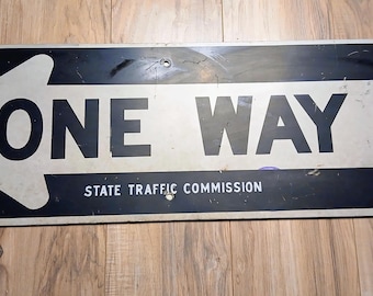 Vintage, Rustic Road Signs - One Way and Detour Sign - Etsy