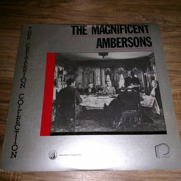 The Magnificent Ambersons laserdisc (Not a DVD) Criterion Collection