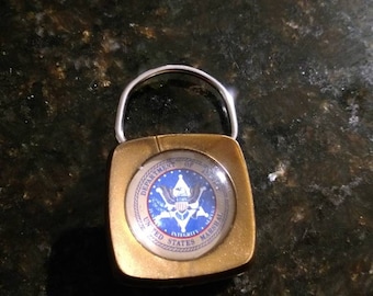 Department of Justice US marshals small vintage keychain