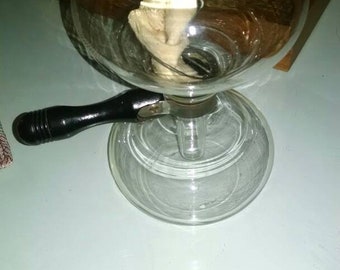 Vintage antique vacuum Coffee Maker glass