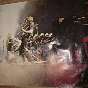 Póster original del concierto vintage de Pink Floyd