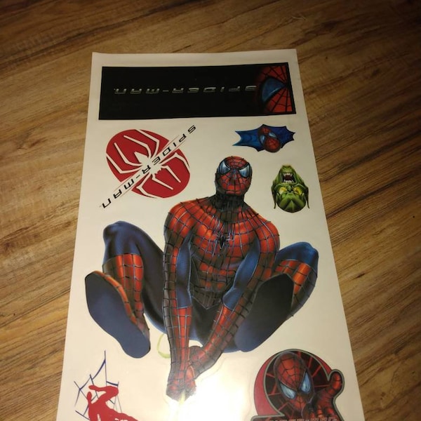 2002 Priss Prints Movie Stick-Ups Spiderman one sheet