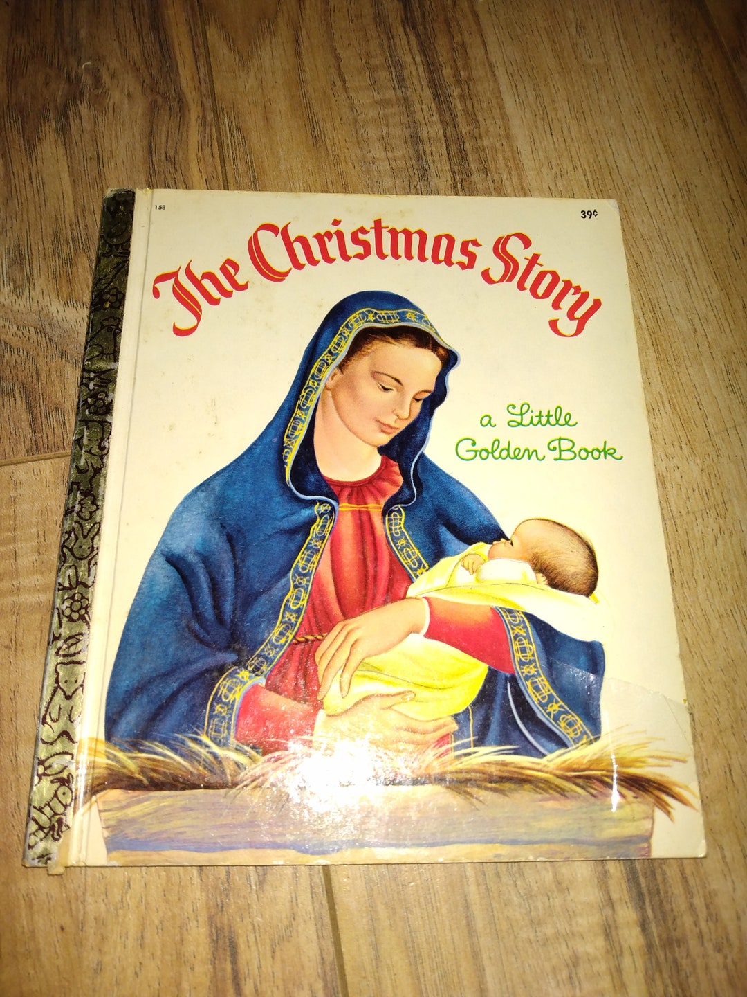 1969 the Christmas Story Little Golden Book Etsy