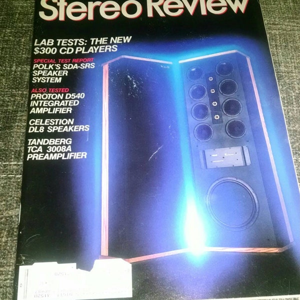 November 1985 Stereo Review Magazine Good Condition