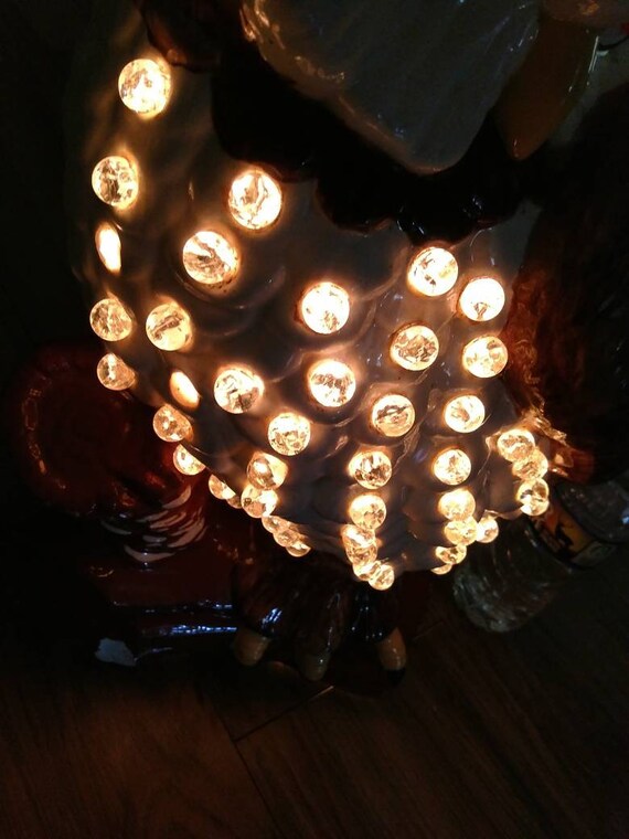 Large ceramic sale owl lamp
