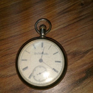 Antique Elgin National Watch Company Pocket Watch 3894404 Circa 1890 Etsy