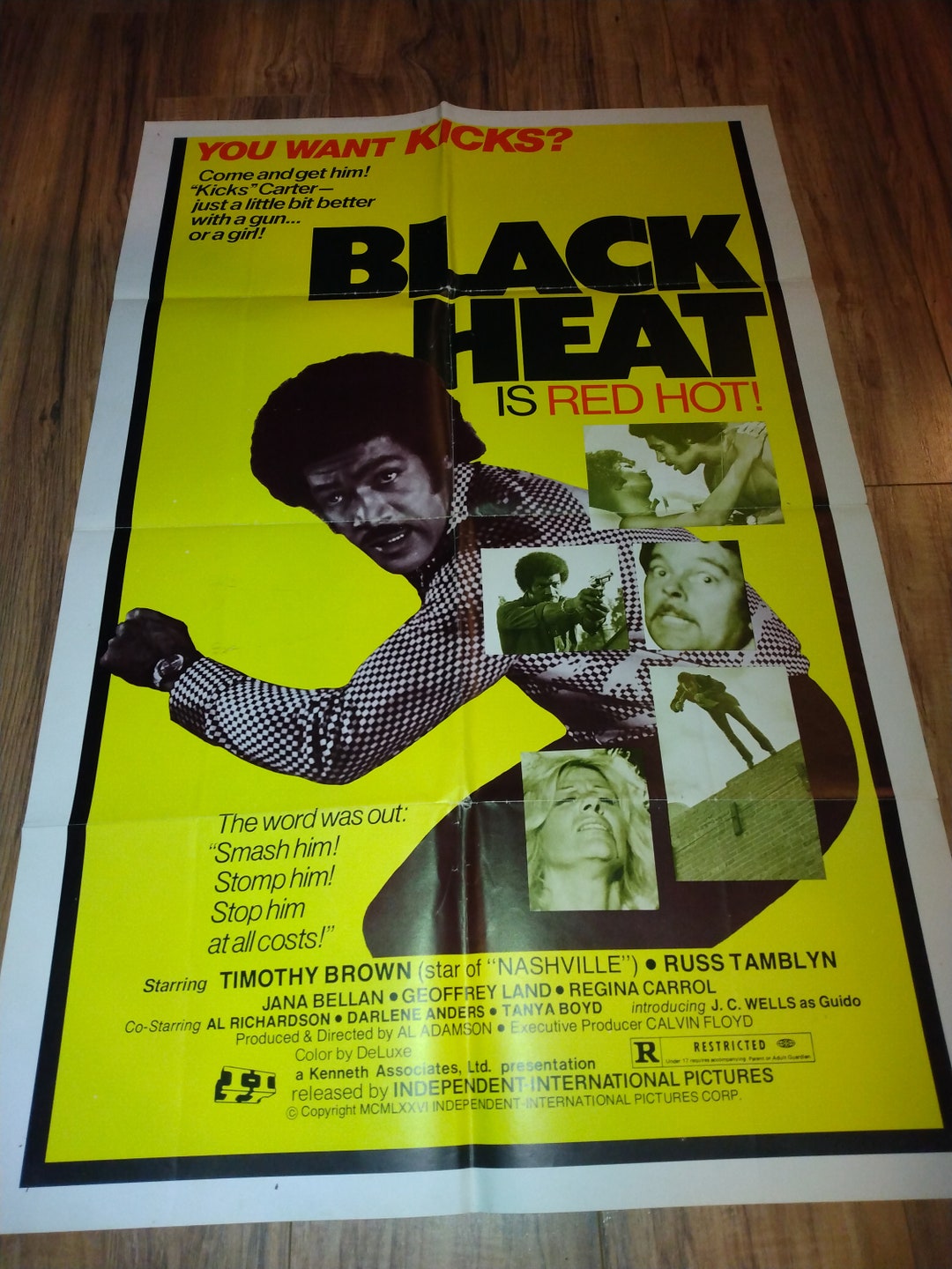 1976 Black Heat Movie Poster Etsy