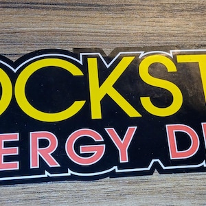 Vintage Rockstar Energy Drink Sticker