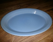 Vintage light blue HLC Fiesta 13.5 in platter