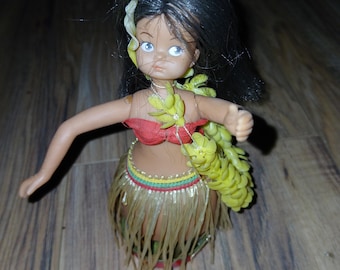 Vintage 1950's Wind up Dancing Hula Girl Doll - Etsy
