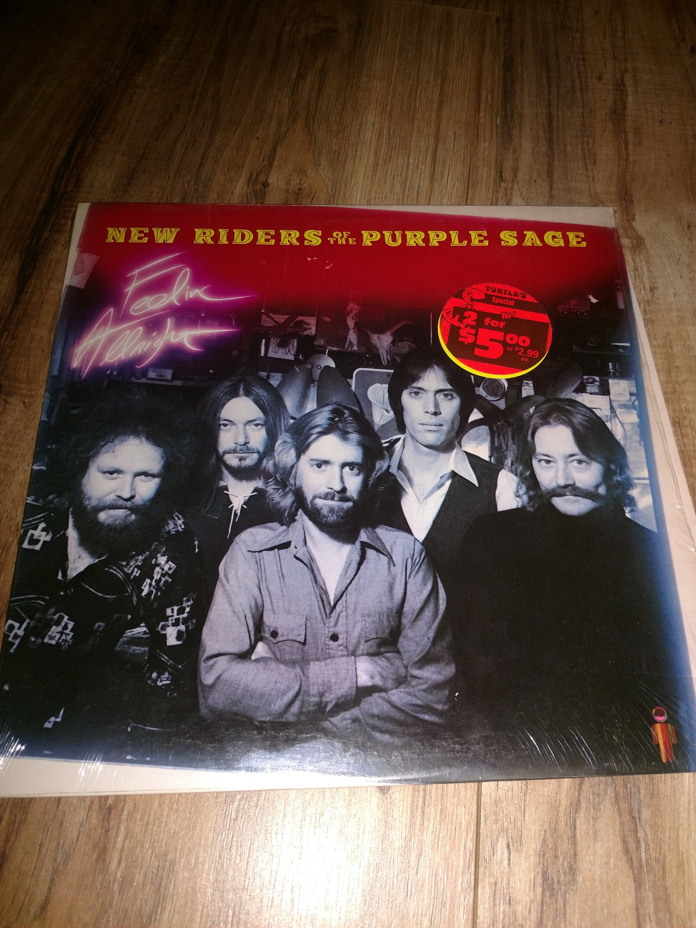 New Riders of the Purple Sage Feeling All Right Lp Very Good Etsy