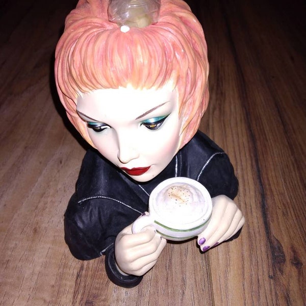 Cameo Girl Head Vase Etsy
