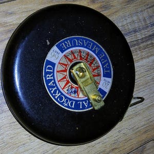 vintage Royal Dockyard tape measure
