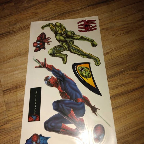 2002 Priss Prints Movie Stick-Ups Spiderman one sheet