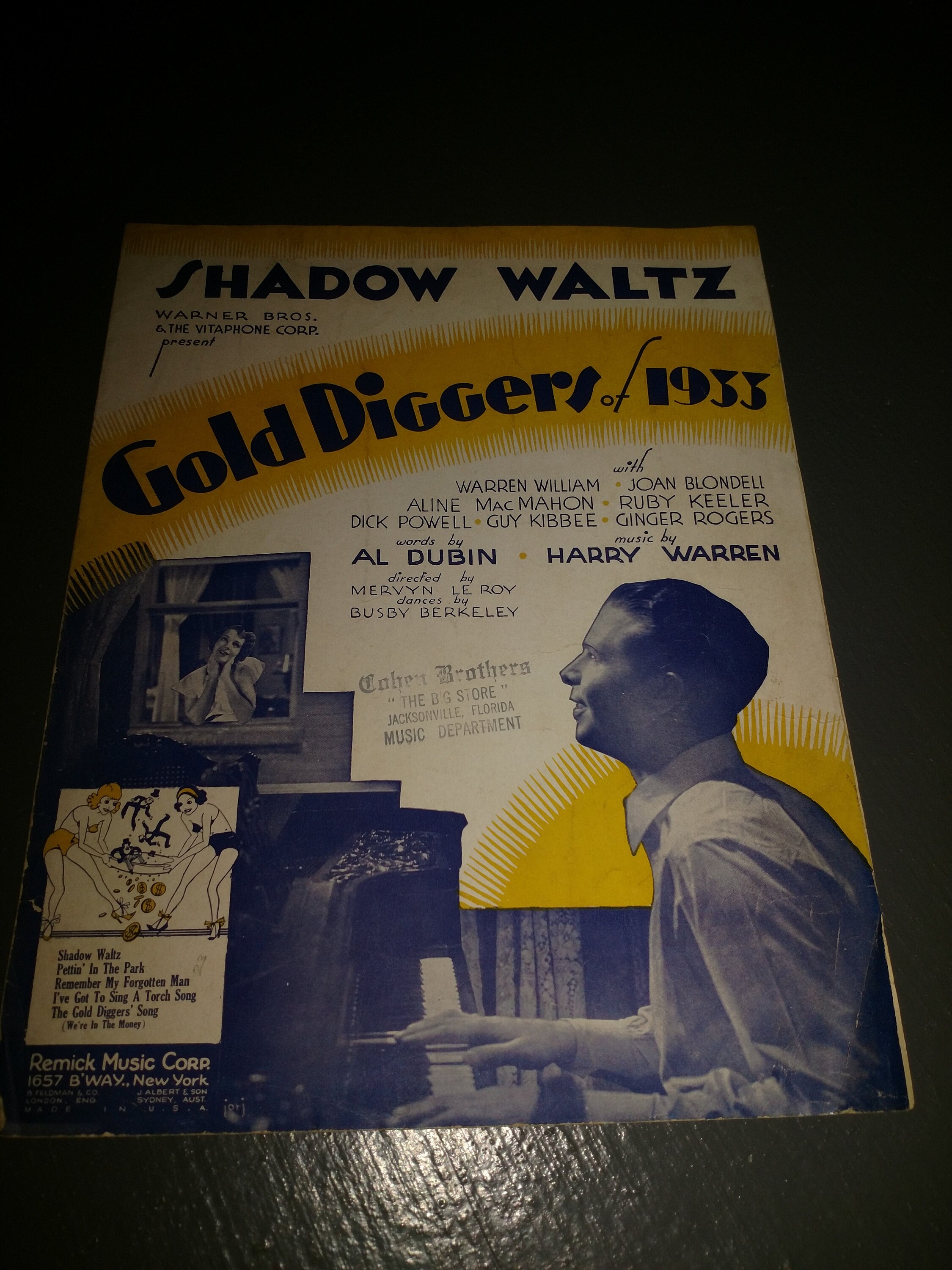 Gold Diggers Of 1933 'The Shadow Waltz' 1933 Photo Print - Item