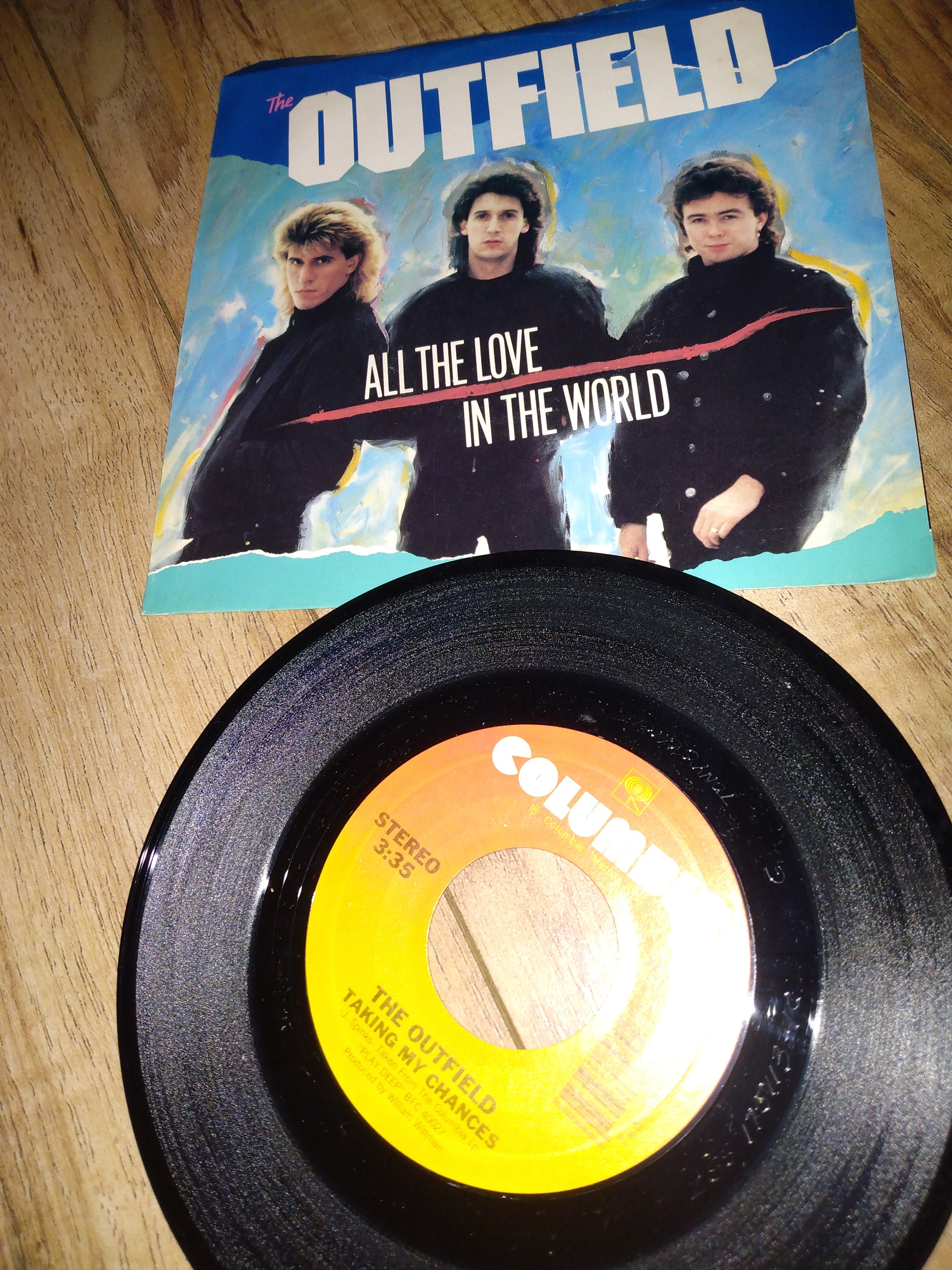 The Outfield All the Love in the World 45 Excellent Condition - Etsy