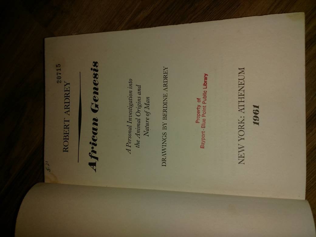 92 Best Seller African Genesis Book 