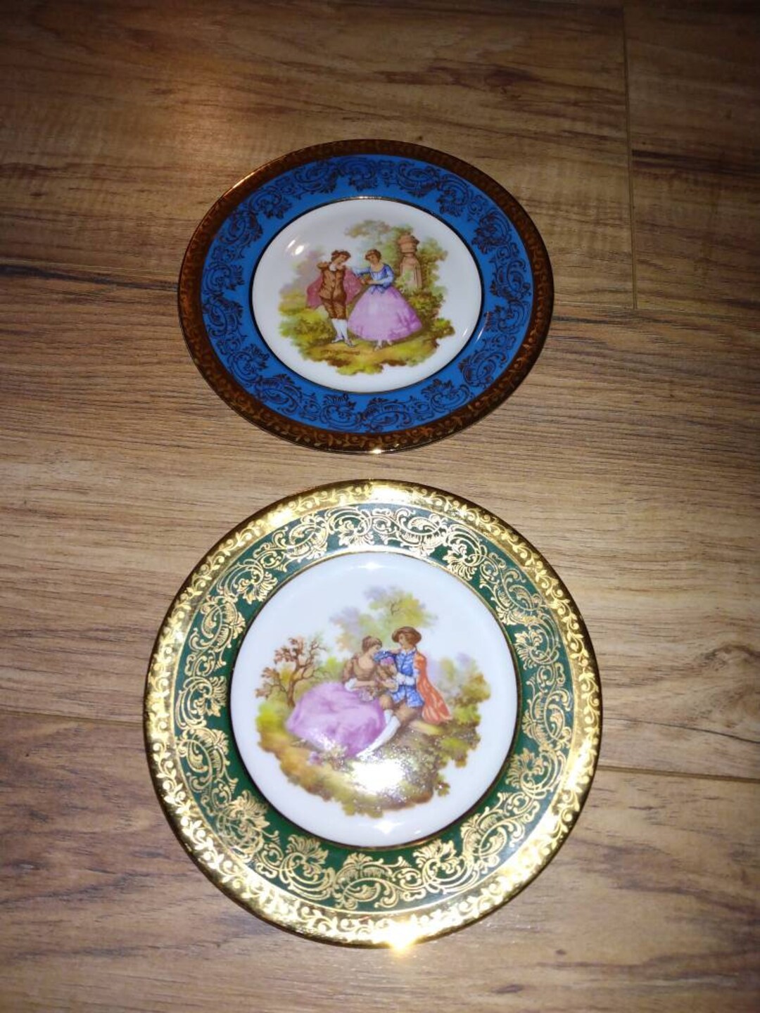 Two Vintage Limoges AK France Beautiful 6 Inch Plates With Etsy