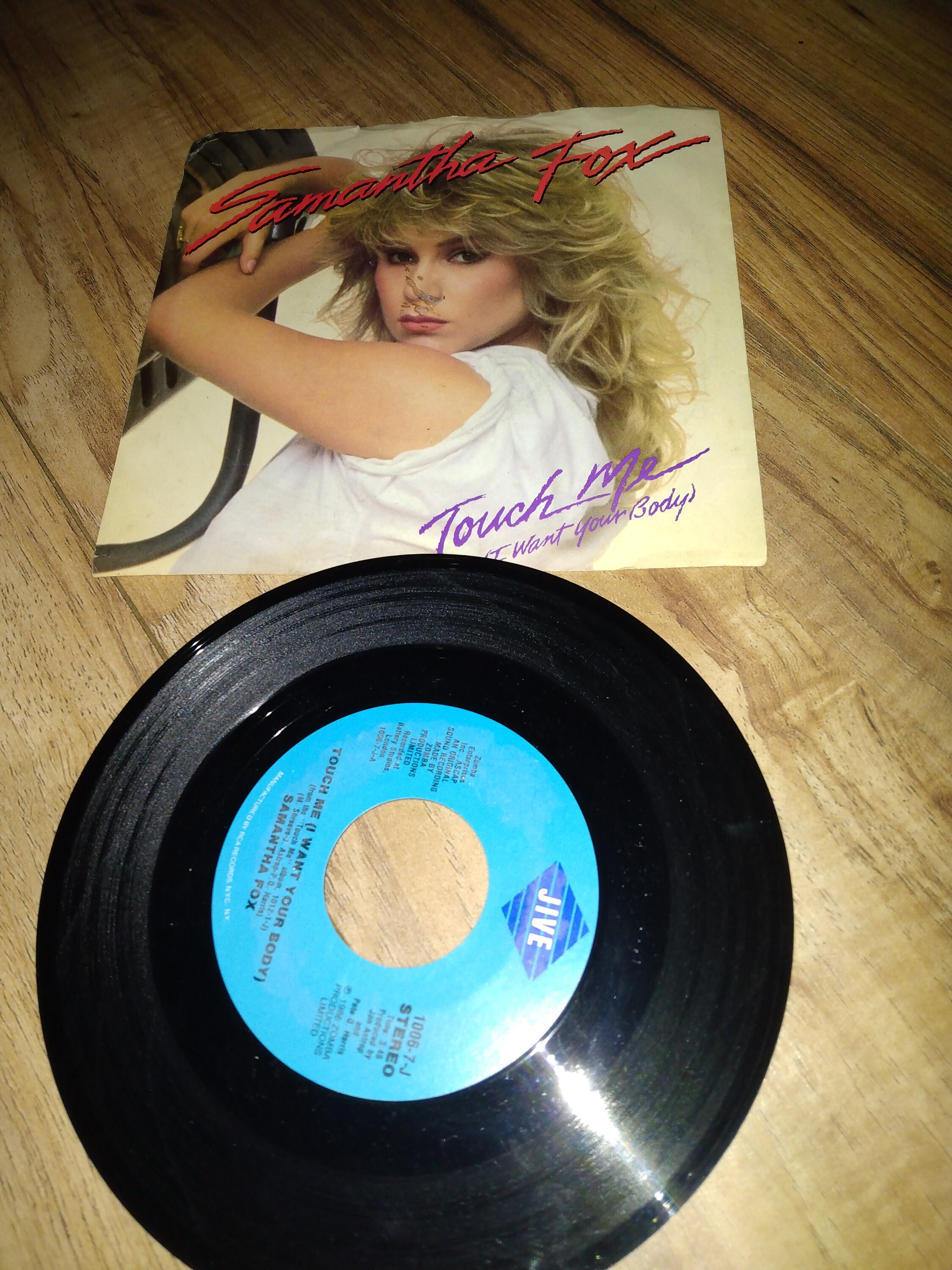 Samantha Fox Touch Me 45 Excellent Condition - Etsy