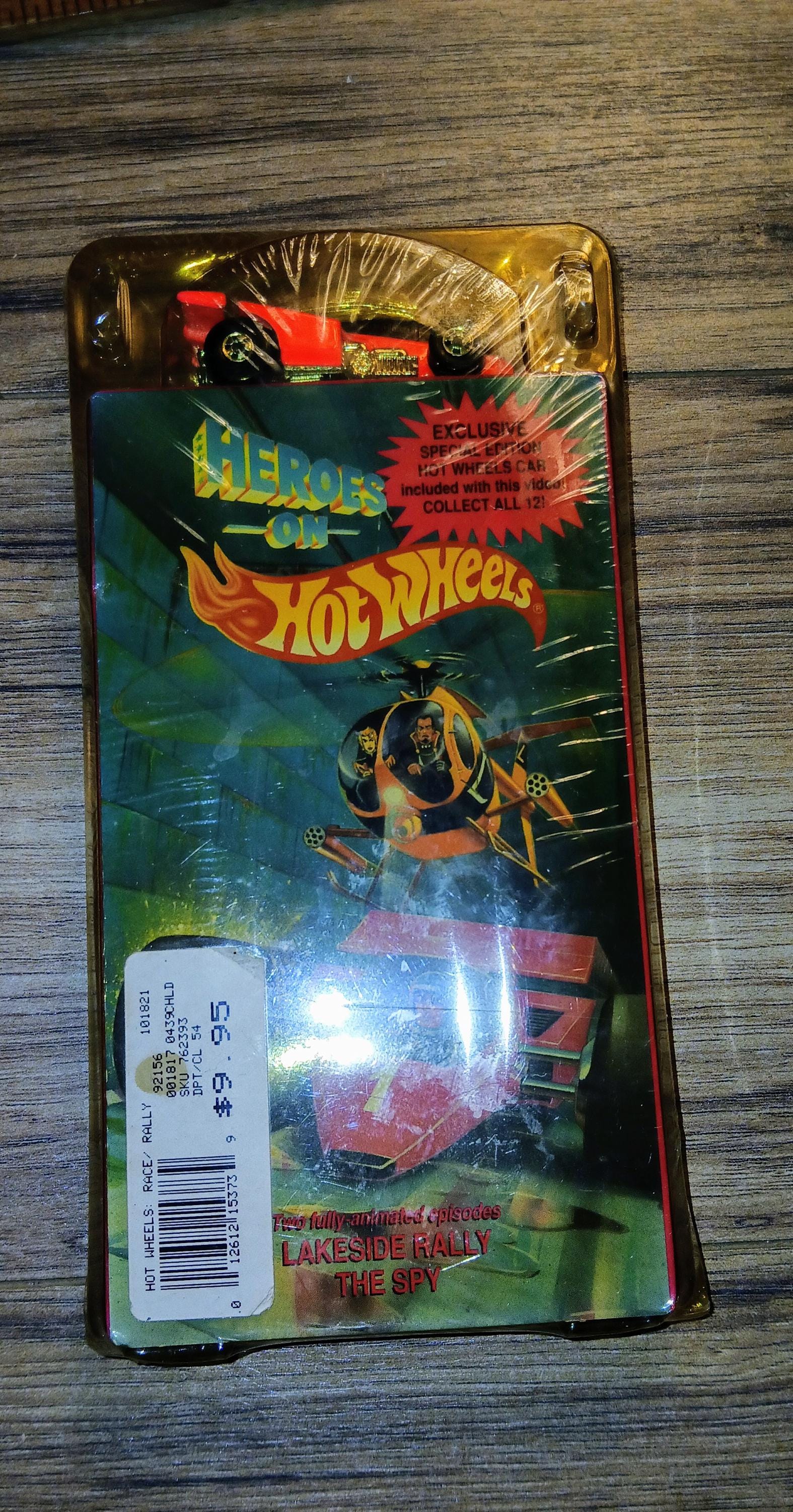 Heroes on Hot Wheels VHS Lakeside Rally and the Spy New Sealed
