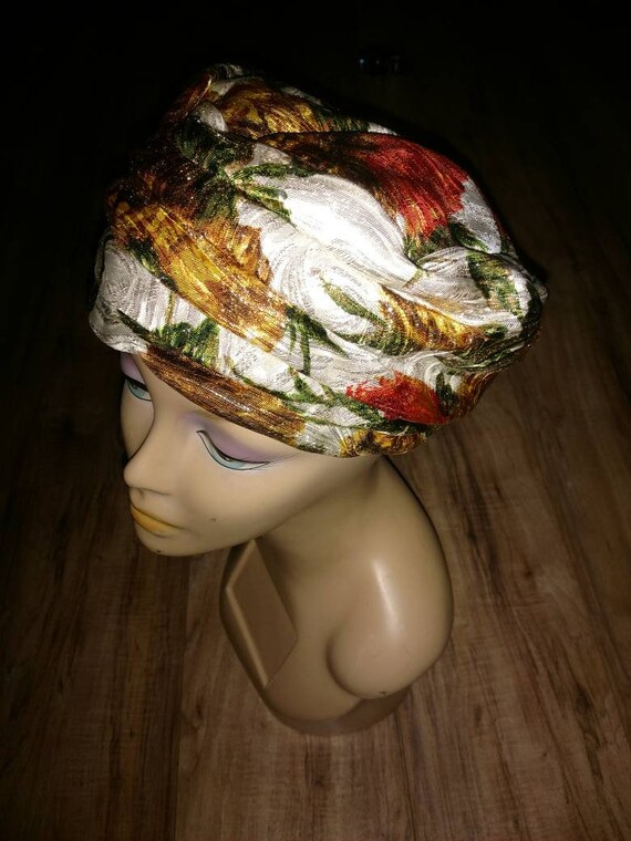 Vintage Eva Mae Modes pillbox hat skullcap