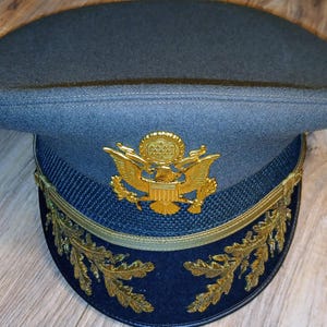 Vietnam era green Army Officer&#39;s Felt Cap