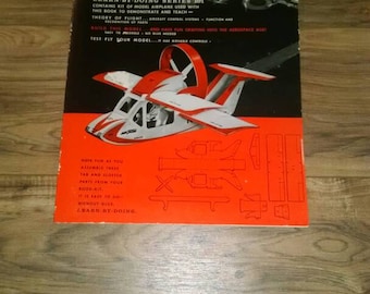 1963 Aviation Science Airplane Book Kit, never assembled