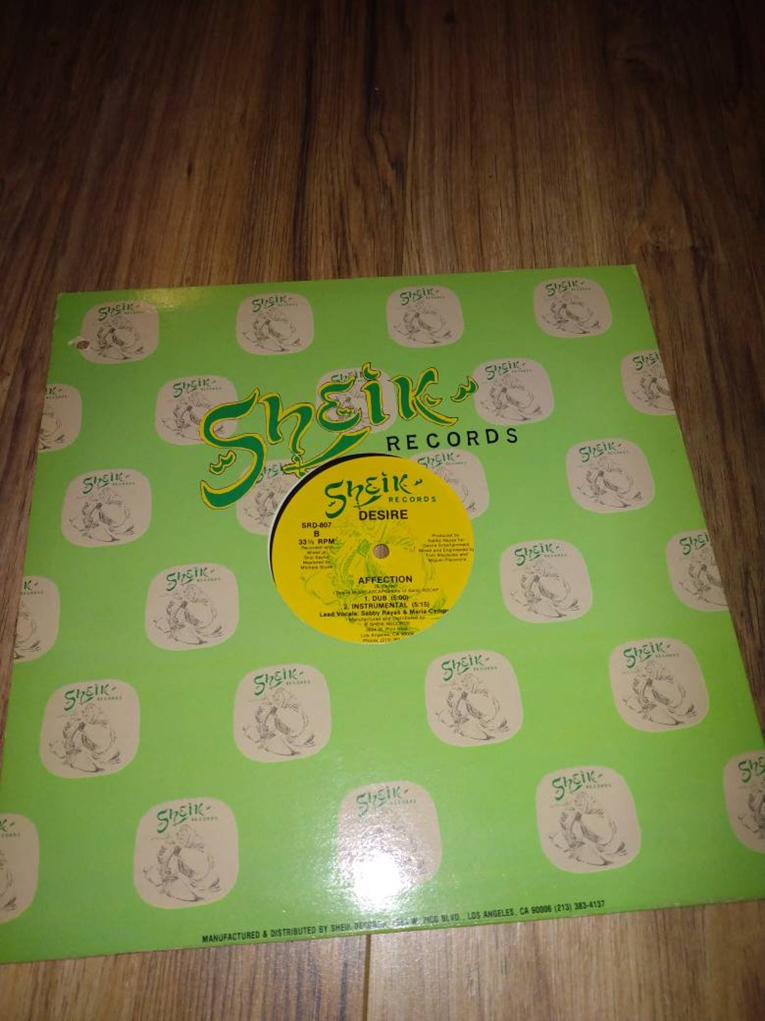 Desire Affection Savvy Rayas y Maria Sheik Records